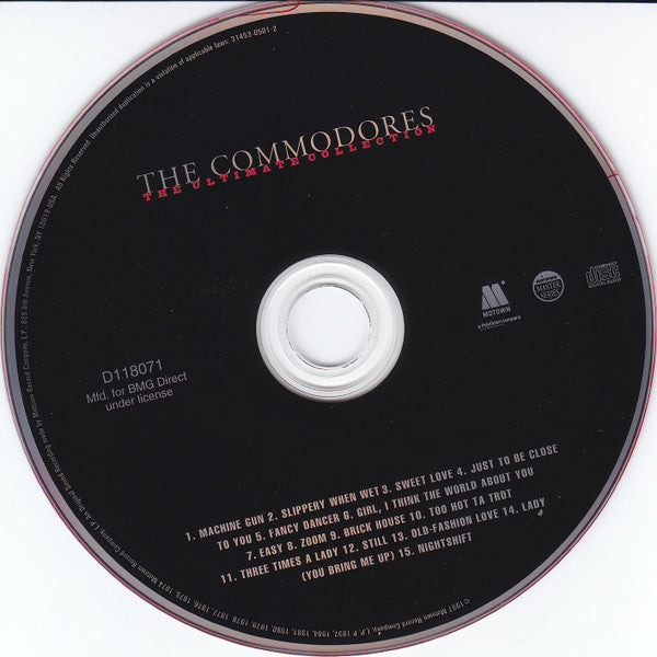 The Commodores* : The Ultimate Collection (CD, Comp, Club, RE)