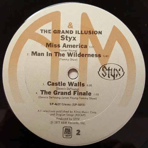 Styx : The Grand Illusion (LP, Album, Ter)