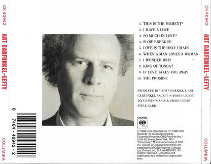 Art Garfunkel : Lefty (CD, Album)