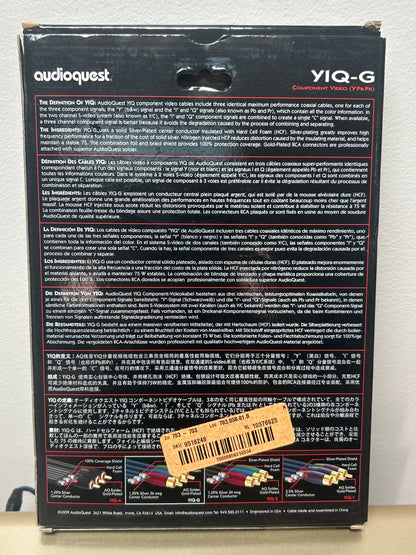 Audioquest YIQ-G (YPbPr) Cord 2m