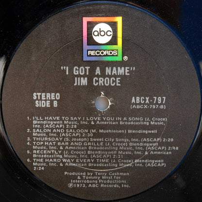 Jim Croce : I Got A Name (LP, Album, Ter)