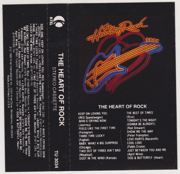 Various : The Heart Of Rock (Cass, Comp, 74)