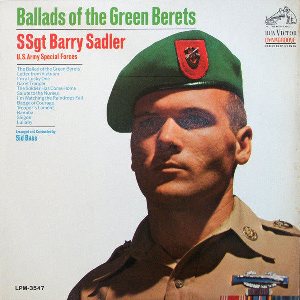 SSgt Barry Sadler* : Ballads Of The Green Berets (LP, Album, Mono, Hol)