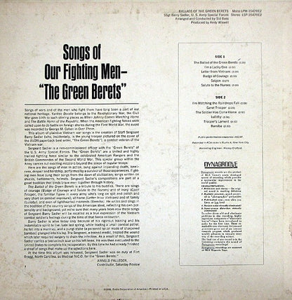 SSgt Barry Sadler* : Ballads Of The Green Berets (LP, Album, Mono, Hol)