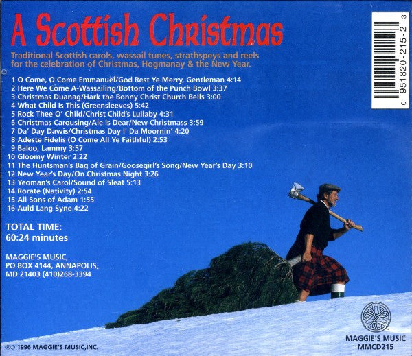 Bonnie Rideout, Maggie Sansone, Al Petteway : A Scottish Christmas  (CD)