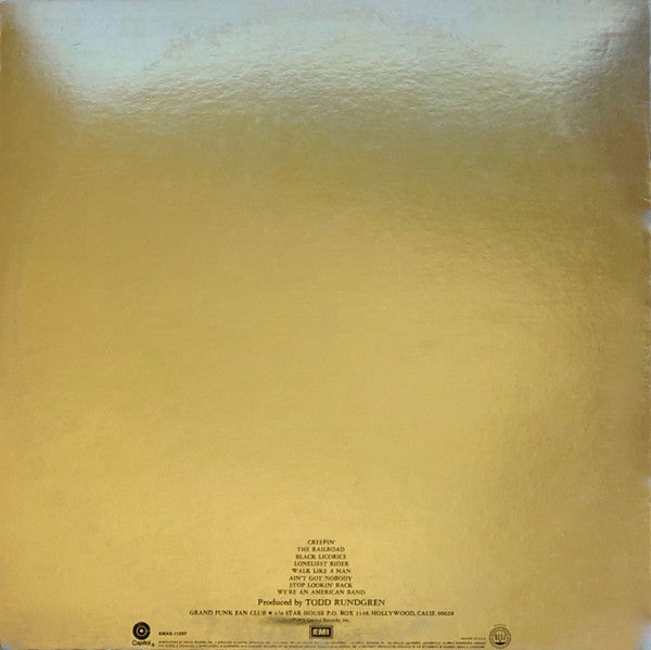 Grand Funk* : We're An American Band (LP, Album, Yel)