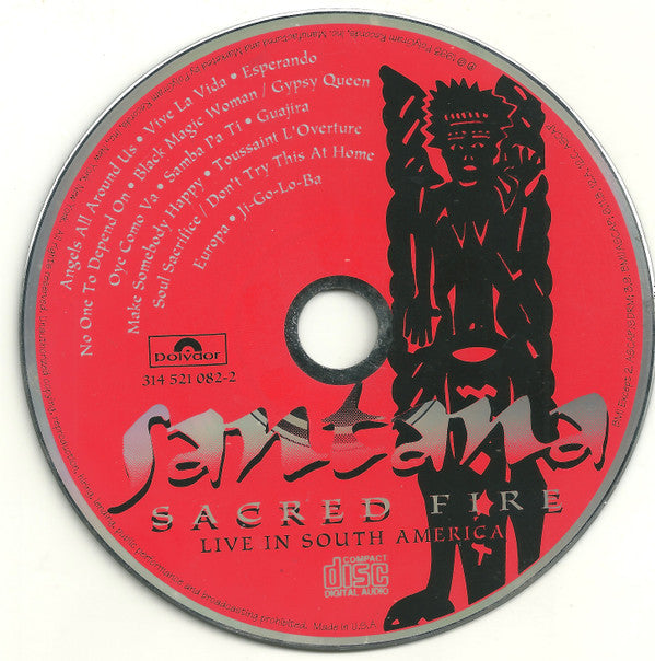 Santana : Sacred Fire (Live In South America) (CD, Album)