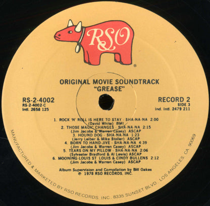 Various : Grease (The Original Soundtrack From The Motion Picture) (2xLP, Album, Com)