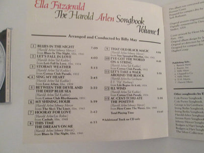 Ella Fitzgerald : Ella Fitzgerald Sings The Harold Arlen Song Book Vol.1 (CD, Album, RE)