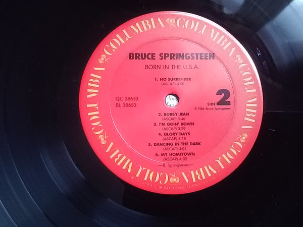 Bruce Springsteen : Born In The U.S.A. (LP, Album, Pit)