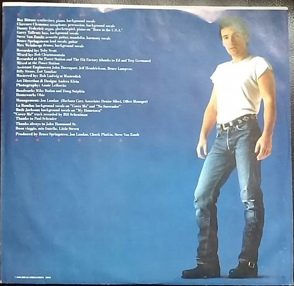 Bruce Springsteen : Born In The U.S.A. (LP, Album, Pit)
