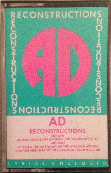 AD (10) : Reconstructions (Cass, Album)