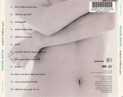 Taylor Dayne : Naked Without You (CD, Album, Club)