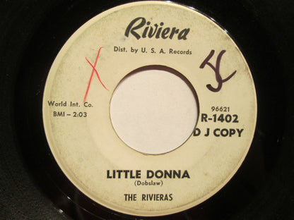 The Rivieras : Let's Have A Party (7", Promo)