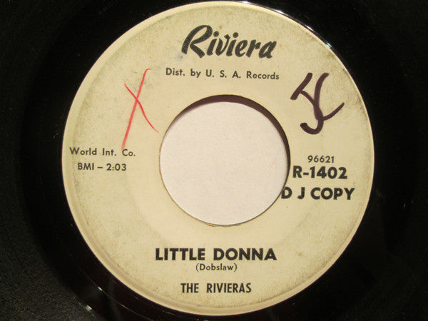 The Rivieras : Let's Have A Party (7", Promo)