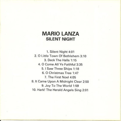 Mario Lanza : Silent Night (CD, Comp)