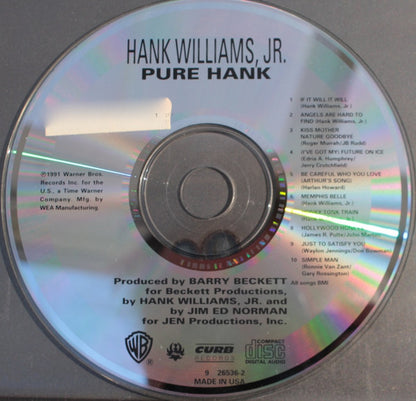 Hank Williams Jr. : Pure Hank (CD, Album)