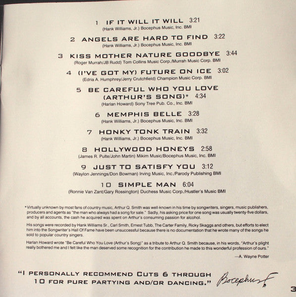 Hank Williams Jr. : Pure Hank (CD, Album)