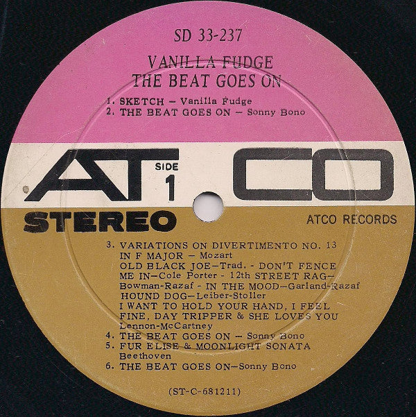 Vanilla Fudge : The Beat Goes On (LP, Album, Ind)