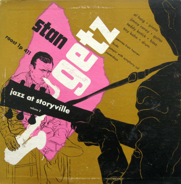 Stan Getz Quintet : Jazz At Storyville Volume 2  (10", Album, Mono)