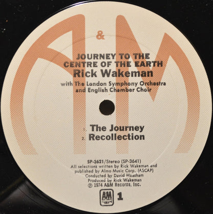 Rick Wakeman : Journey To The Centre Of The Earth (LP, Album, Club, Ter)