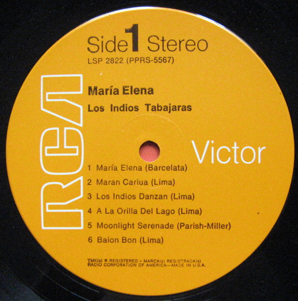 Los Indios Tabajaras : Maria Elena (LP)