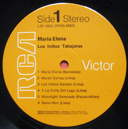 Los Indios Tabajaras : Maria Elena (LP)
