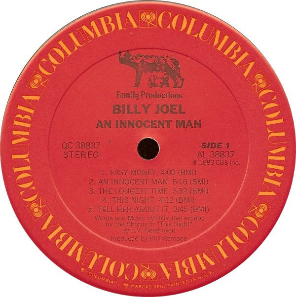 Buy Billy Joel : An Innocent Man (LP, Album, Car) Online for a