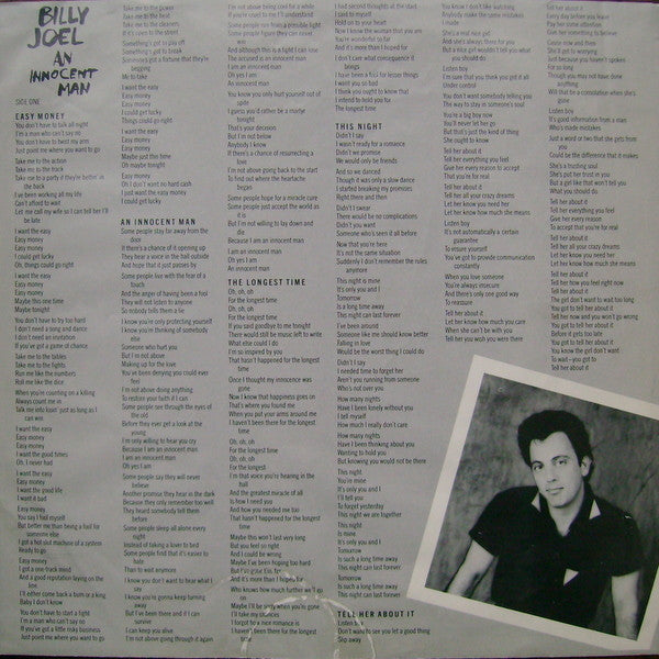 Buy Billy Joel : An Innocent Man (LP, Album, Car) Online for a