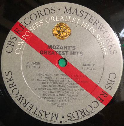 Mozart* : Mozart's Greatest Hits (LP, Comp)