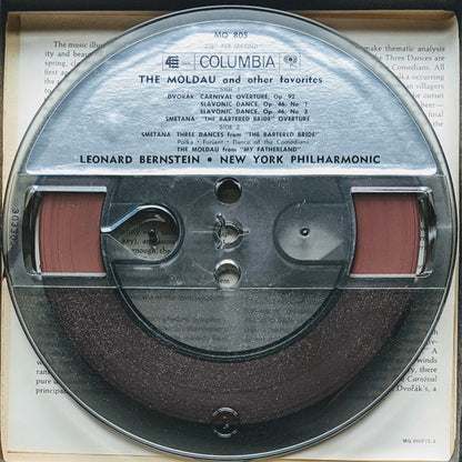 Leonard Bernstein, New York Philharmonic - Dvořák* / Smetana* : The Moldau And Other Favorites (Reel, 4tr Stereo, 7" Reel, Album)
