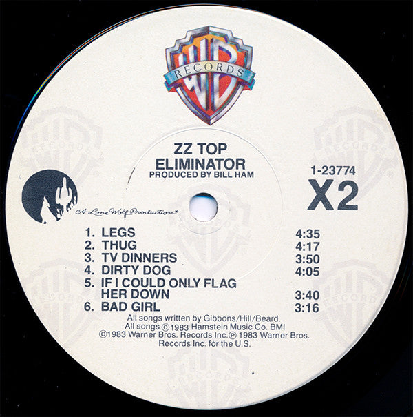 ZZ Top : Eliminator (LP, Album, Win)