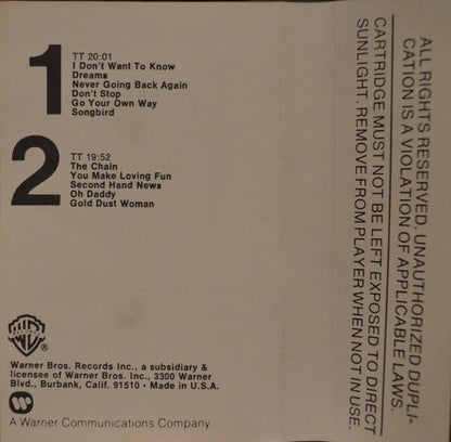 Fleetwood Mac : Rumours (Cass, Album)