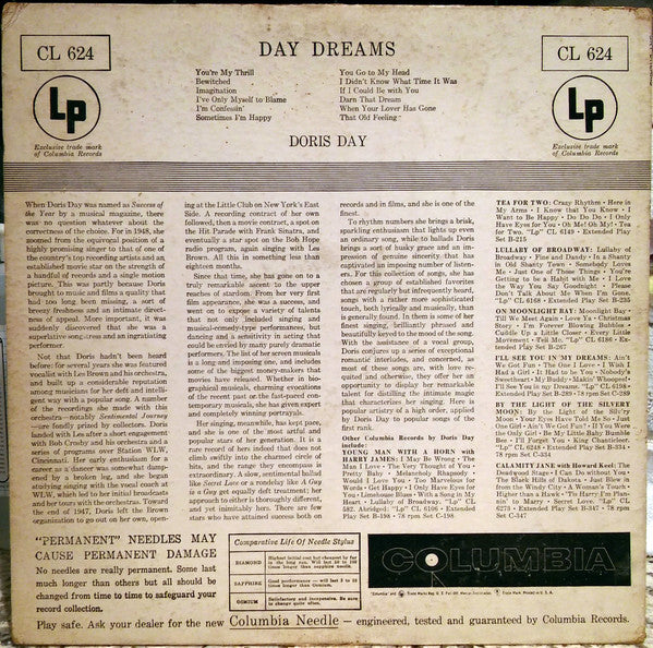 Doris Day : Day Dreams (LP, Album)
