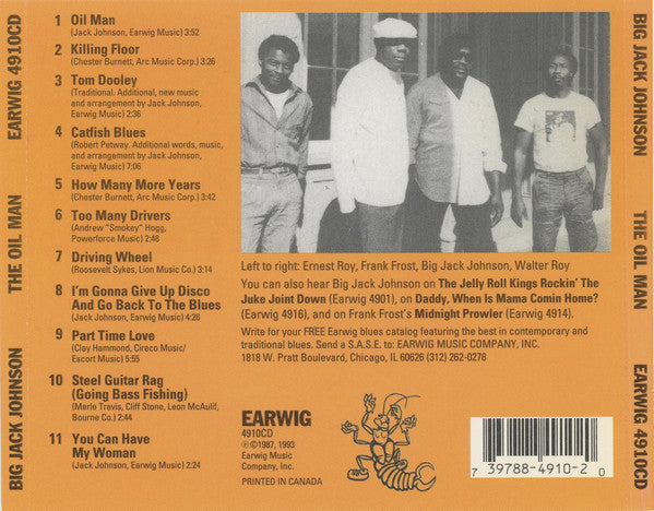 Big Jack Johnson : The Oil Man (CD, Album, RE)