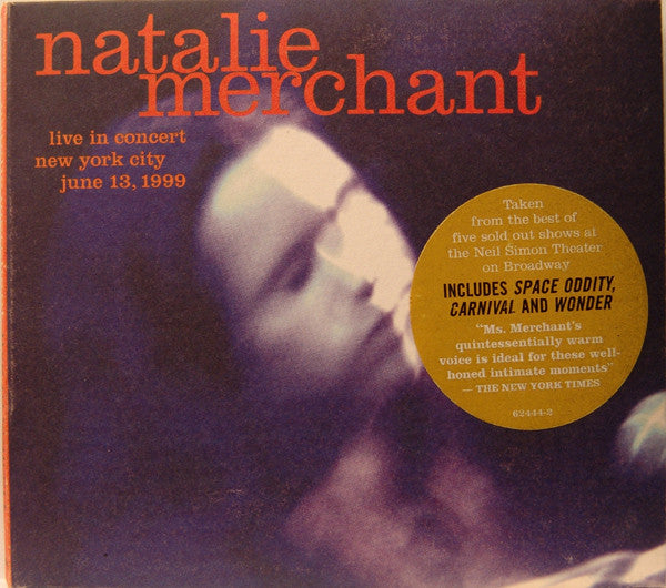 Natalie Merchant : Live In Concert (HDCD)