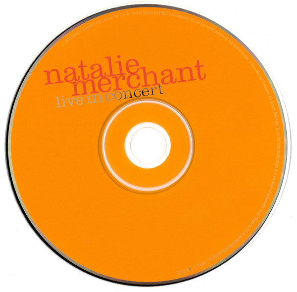 Natalie Merchant : Live In Concert (HDCD)