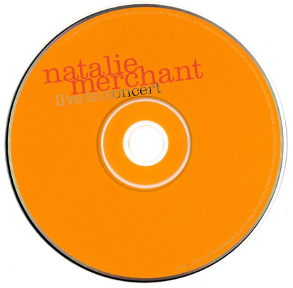 Natalie Merchant : Live In Concert (HDCD)