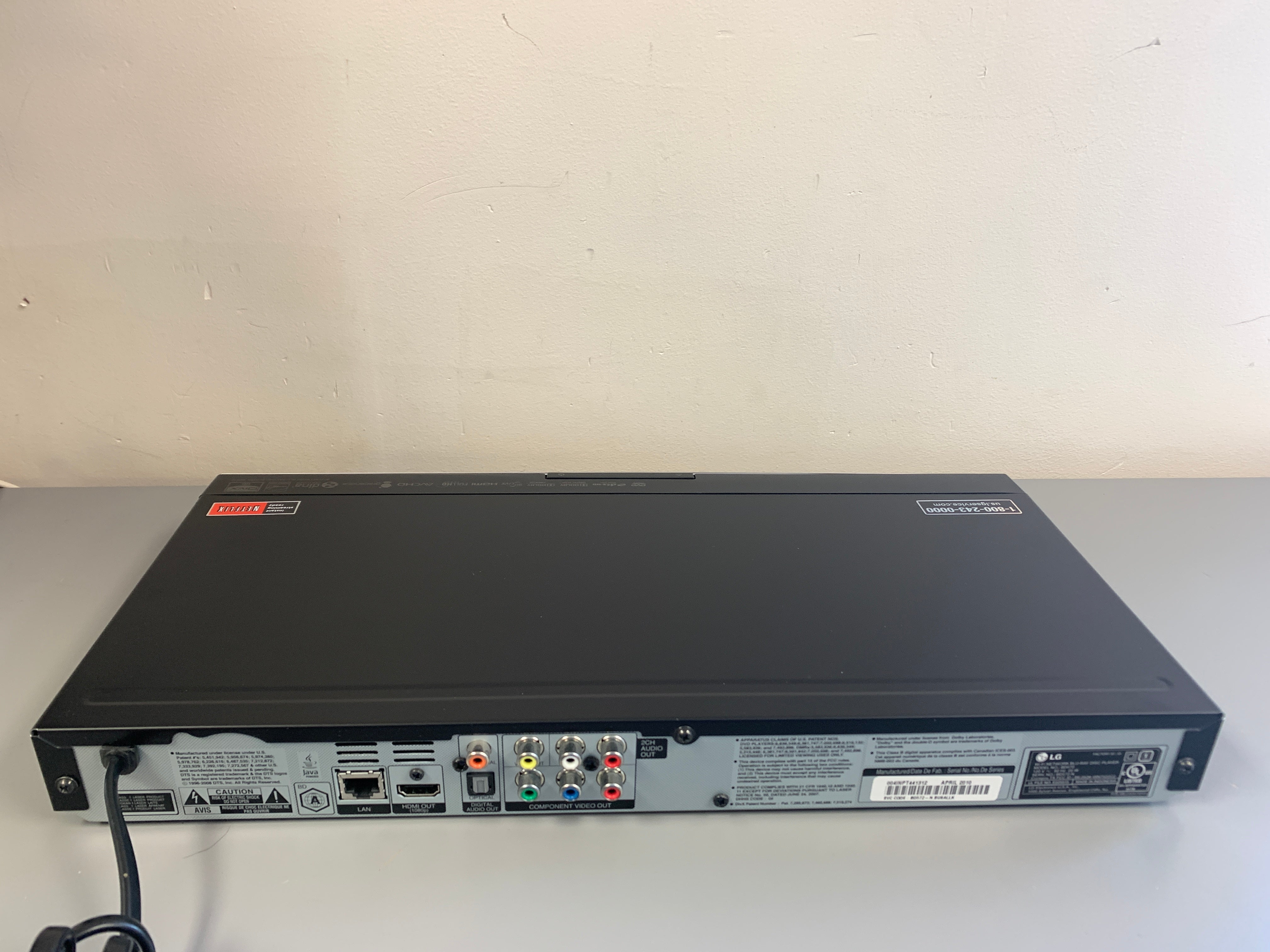 LG BD570 BluRay Player – The Turntable Store