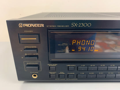 Pioneer SX-2300 AM/FM Stereo Receiver * 1988