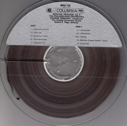 Berlioz*, The Philadelphia Orchestra, Eugene Ormandy, The Temple University Choirs, Cesare Valletti : Requiem (Reel, 4tr Stereo, 7" Reel)