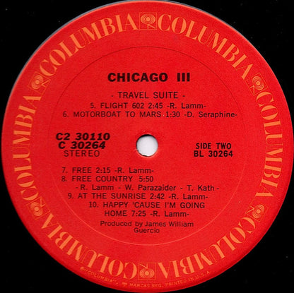 Chicago (2) : Chicago III (2xLP, Album, San)