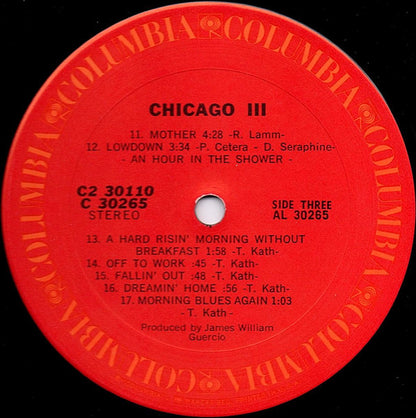 Chicago (2) : Chicago III (2xLP, Album, San)