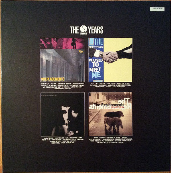 The Replacements : The Sire Years (LP, Album, RE + LP, Album, RE + LP, Album, RE + LP)
