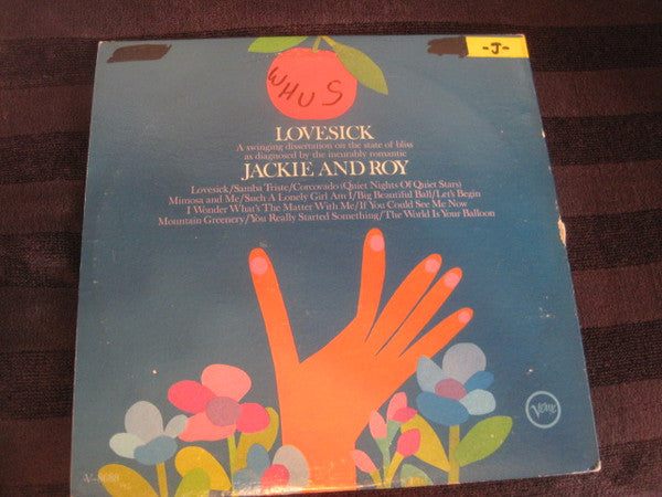 Jackie And Roy* : Lovesick (LP, Album, Mono, Promo)