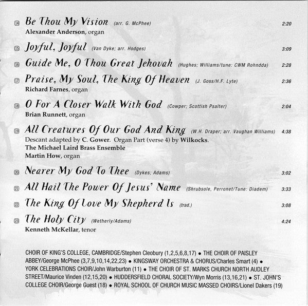 Various : Be Still My Soul (The Ultimate Hymns Collection) (CD, Comp)