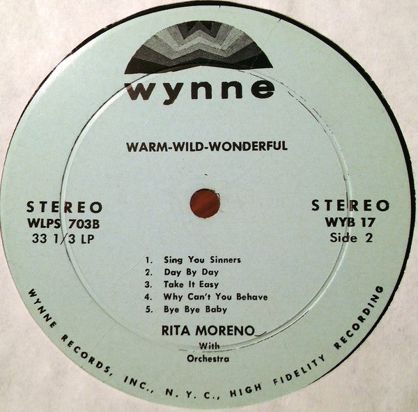 Rita Moreno : Warm, Wild Wonderful (LP)