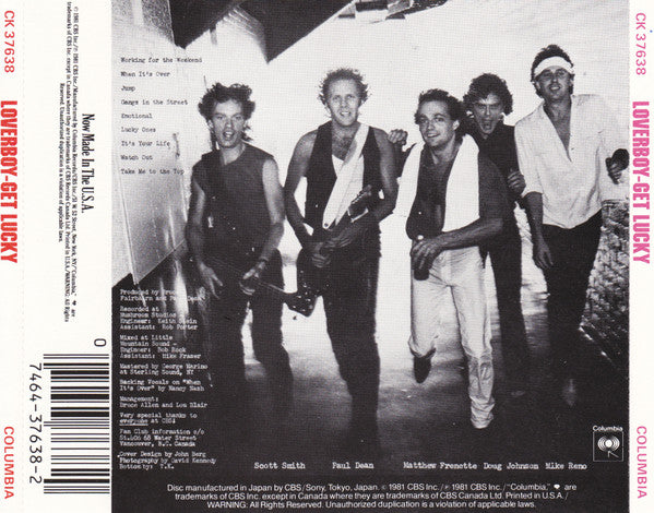Loverboy : Get Lucky (CD, Album, RE)