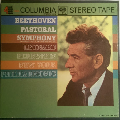 Beethoven* - Leonard Bernstein, New York Philharmonic : Pastoral Symphony (Symphony No. 6 In F Major, Op. 68) (Reel, 4tr Stereo, 7" Reel)