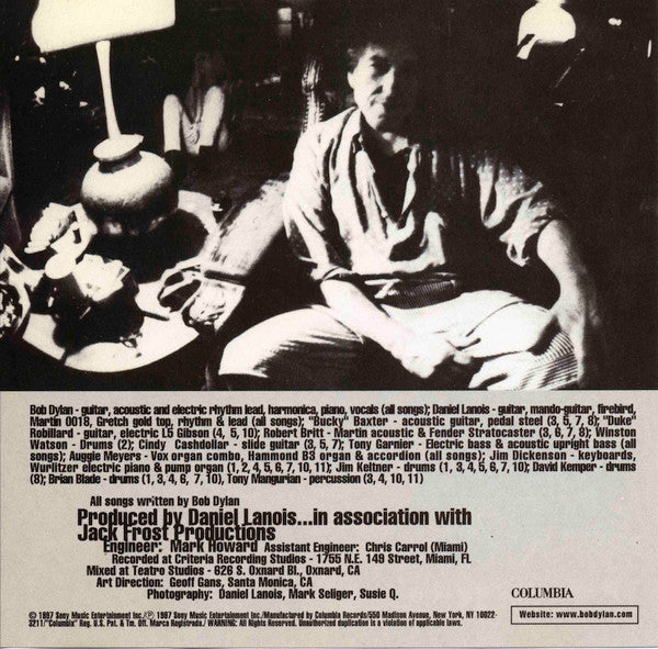 Bob Dylan : Time Out Of Mind (CD, Album, Son)